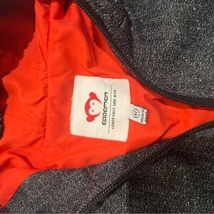 Appaman Charcoal and Bright Red Jacket